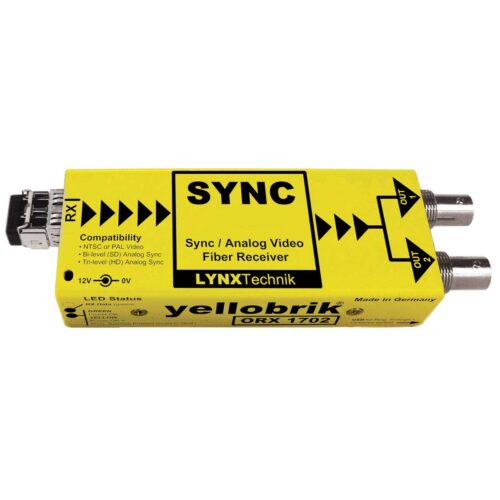 o70① 🟦ORX 1702-1 | Analog Sync / Video Fiber Optic Receiver