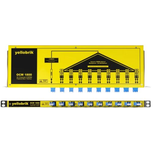 🟨OCM 1800 | 18 Channel CWDM MUX/DEMUX [1270 -1610nm]