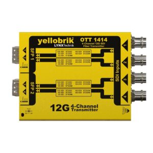 Yellow Yellobrik OTT 1414 12G 4-channel transmitter device.