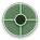 A green circular radar screen with a sweeping line.